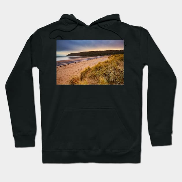 Oxwich Bay, Gower Hoodie by dasantillo